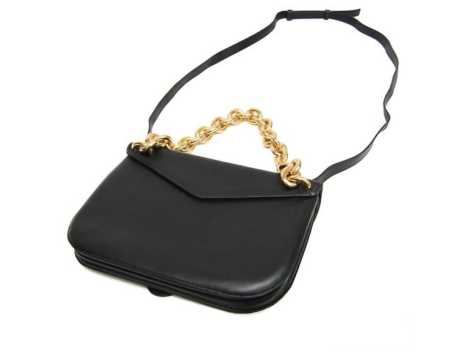 Borsa a Spalla Mount Chain di Bottega Veneta Nero - vista 2
