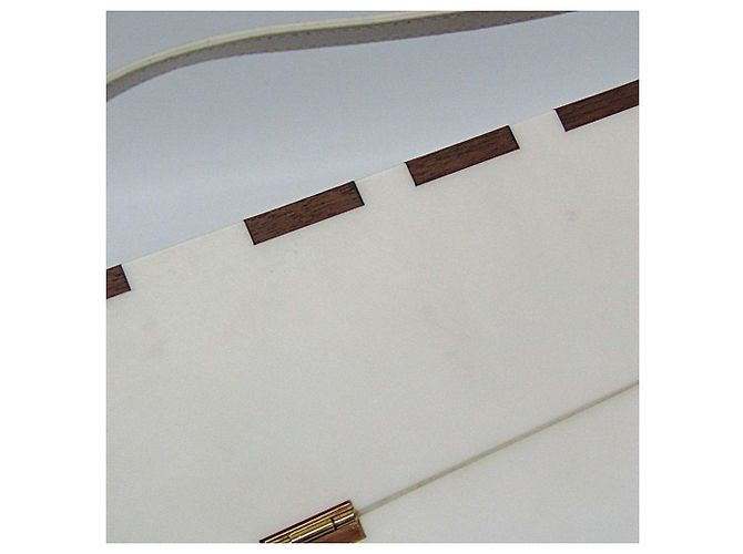 Borsa a Spalla DAISEY di Bottega Veneta Marrone Bianco - vista 9