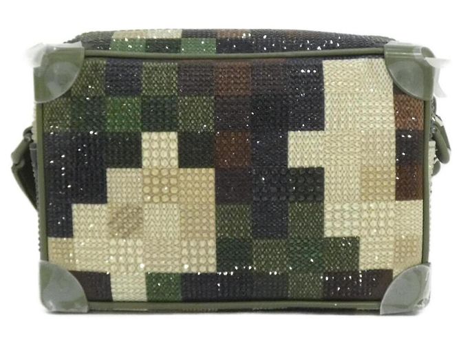 Borsa a Spalla Mini Soft Trunk Damouflage di Louis Vuitton Verde chiaro - vista 2