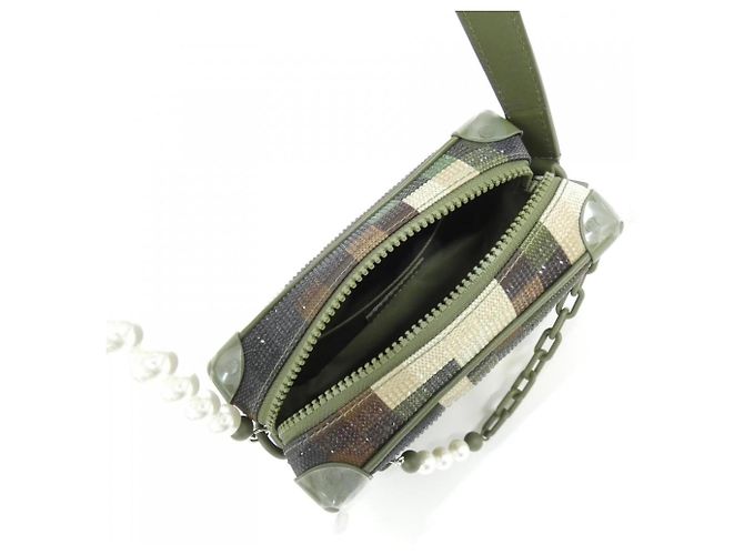 Borsa a Spalla Mini Soft Trunk Damouflage di Louis Vuitton Verde chiaro - vista 5