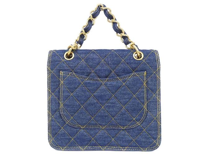 Bolso de denim Chanel AS3932 Azul - vista 2