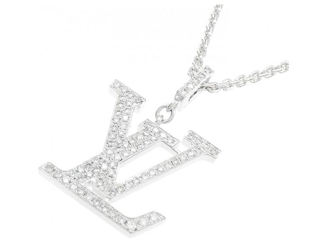 Collar Péndulo Louis Vuitton LV GM Dorado - vista 3