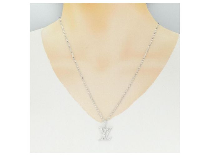 Collar Péndulo Louis Vuitton LV GM Dorado - vista 6