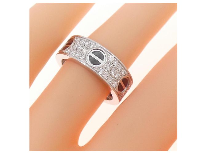 Anello Love Cartier in oro bianco 18K - vista 5