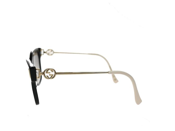 Gafas de sol Gucci con G entrelazado Negro - vista 3