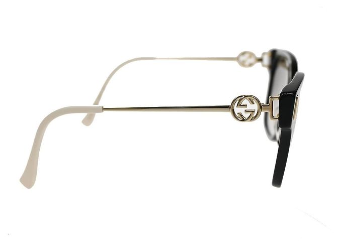 Gafas de sol Gucci con G entrelazado Negro - vista 4