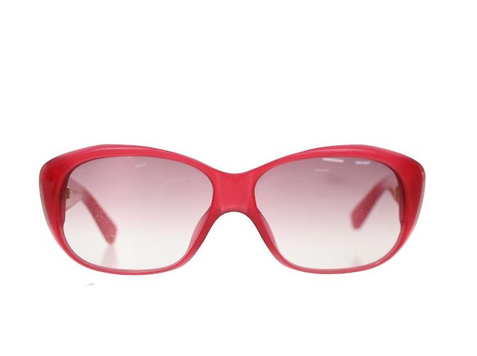 Occhiali Louis Vuitton Metallo Plastica Rosso - vista 2