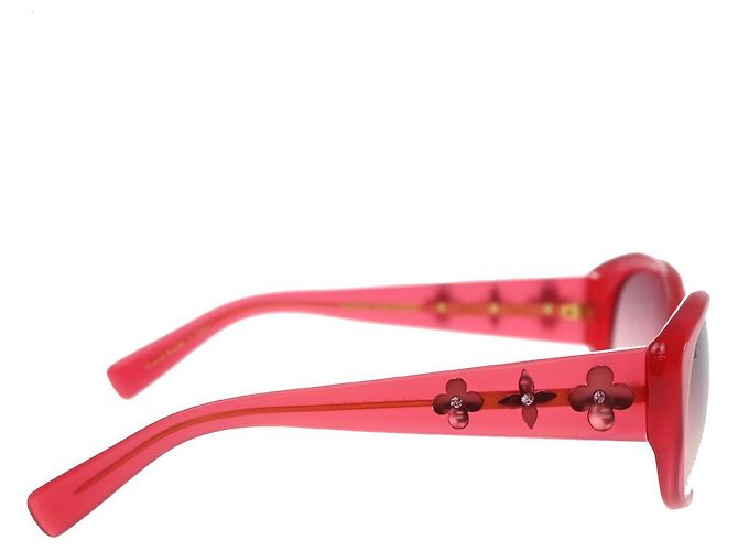 Occhiali Louis Vuitton Metallo Plastica Rosso - vista 5