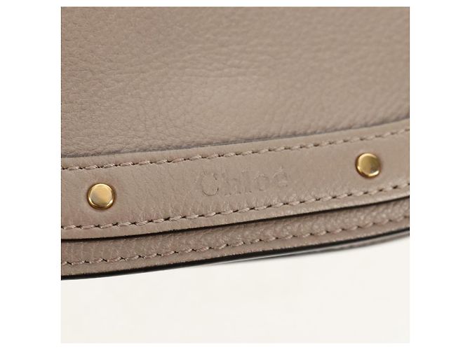 Chloé Chloe Nile Leather Medium Beige - Ansicht 6