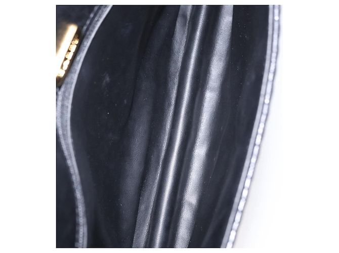 Vintage Handtasche Bally aus gestepptem Leder Schwarz - Ansicht 5