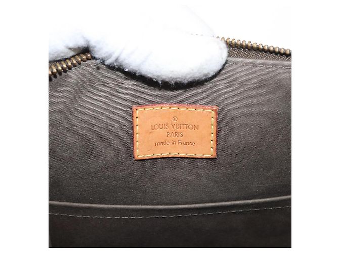 Borsa Bellevue Louis Vuitton Monogram Vernis GM Marrone - vista 6
