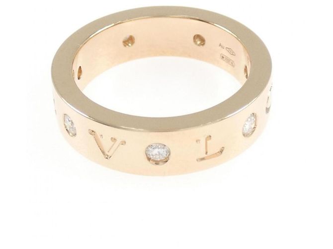 Bulgari Anello in oro rosa con diamanti Bvlgari D'oro - vista 2
