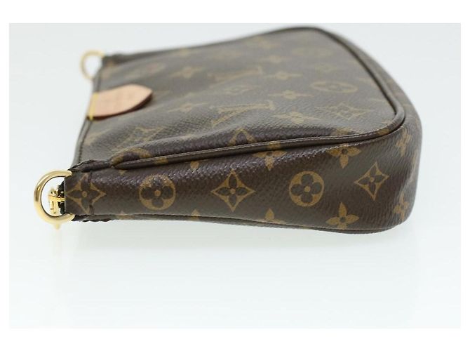 Louis Vuitton Multi Pochette Accessori in Tela Monogram Marrone - vista 3