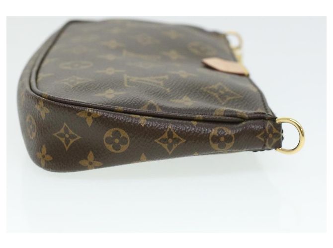 Louis Vuitton Multi Pochette Accessori in Tela Monogram Marrone - vista 4