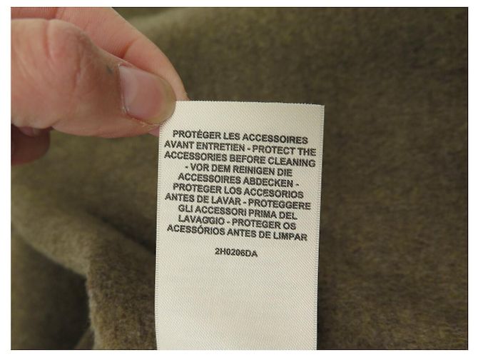 Hermès NUEVO BLAZER HERMES BOMBER CON CAPUCHA M 38 ABRIGO DE CACHEMIRA KAKI Caqui - vista 7