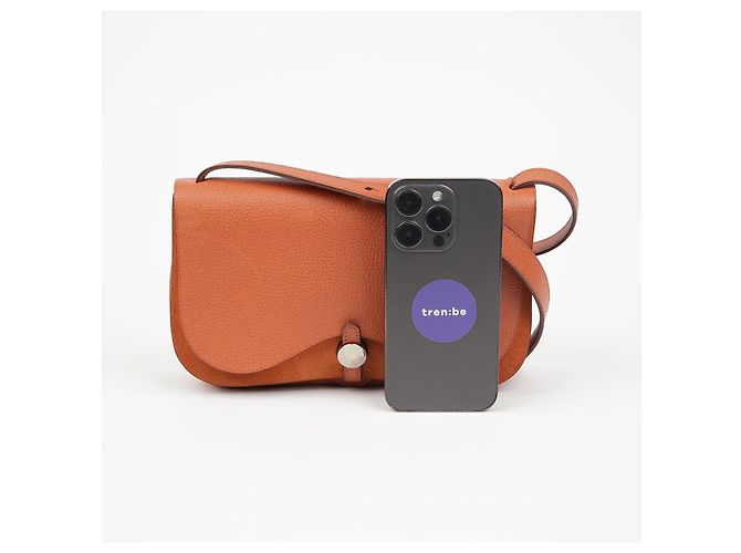 Hermès Borsa a Spalla Colorado PM Arancione - vista 9