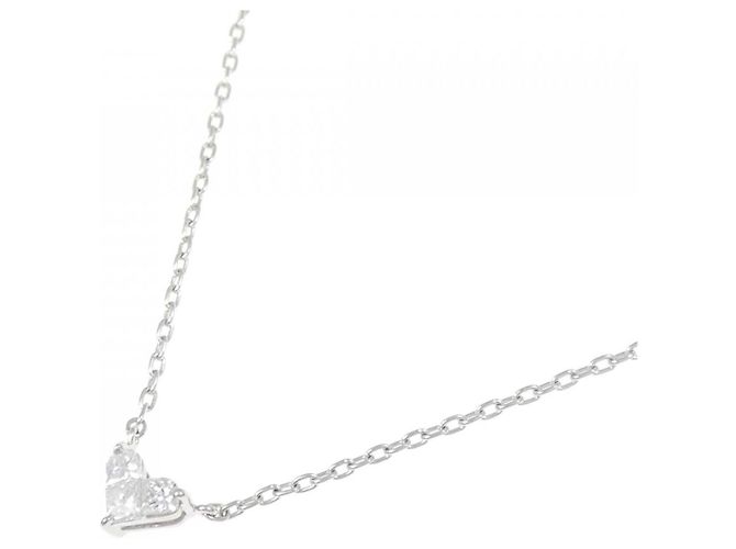Autre Marque Collana Mysterious Heart in Platino e Diamante STAR JEWELRY - vista 2