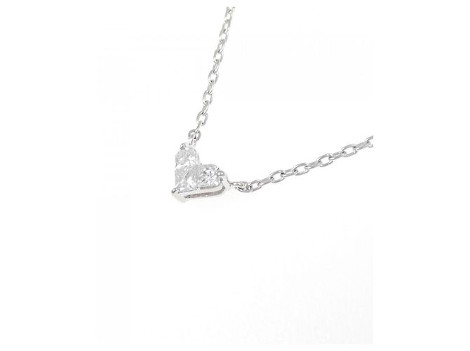 Autre Marque Collana Mysterious Heart in Platino e Diamante STAR JEWELRY - vista 3