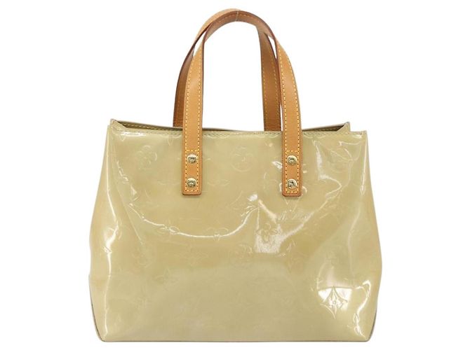 Borsa Reade Monogram Vernis PM di Louis Vuitton Beige - vista 2
