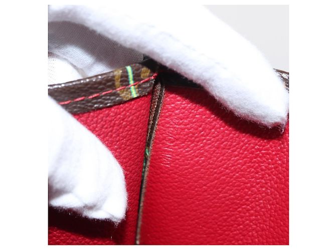 Borsa Sac Plat Louis Vuitton Edizione Limitata Monogram Cerises GM Marrone - vista 6