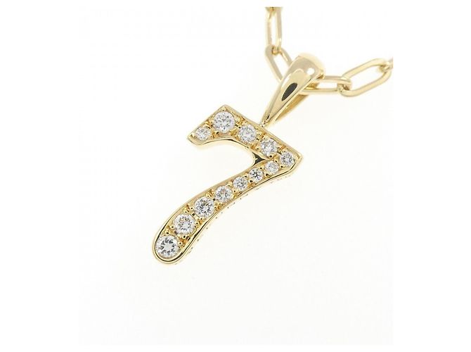 Autre Marque Collana Eyefunny Au750 Diamond Number D'oro - vista 3