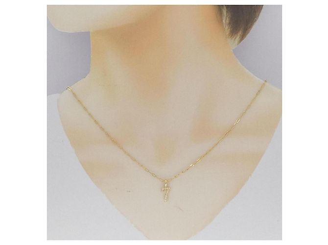 Autre Marque Collana Eyefunny Au750 Diamond Number D'oro - vista 6