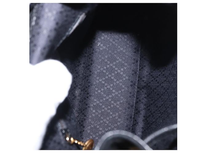 Bamboo Zaino vintage Gucci in suede con bambù, piccolo Nero - vista 5