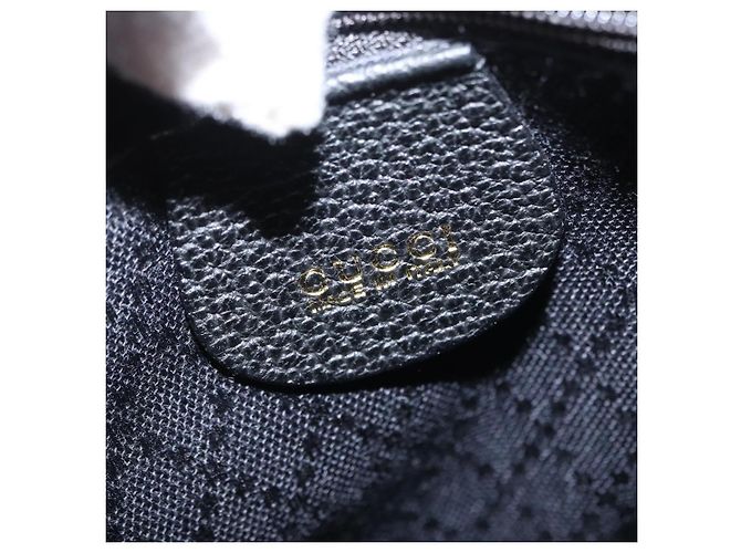 Bamboo Zaino vintage Gucci in suede con bambù, piccolo Nero - vista 6