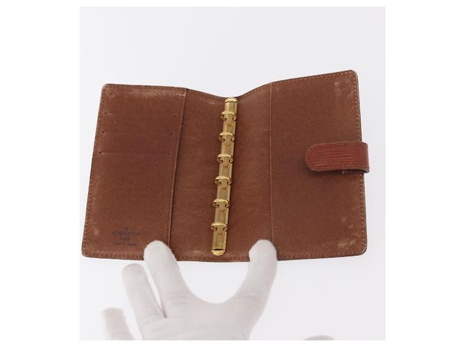 Louis Vuitton Agenda Cover Epi Leather PM Brown - view 5