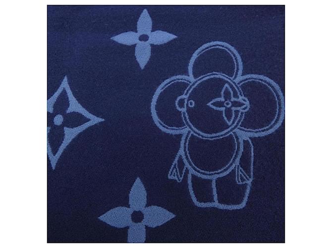 Sciarpa Monogram Vivienne Louis Vuitton Blu navy - vista 4