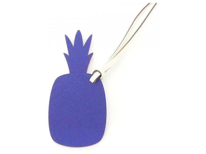 Charm per borsa ananas Hermès Rosso Blu - vista 2