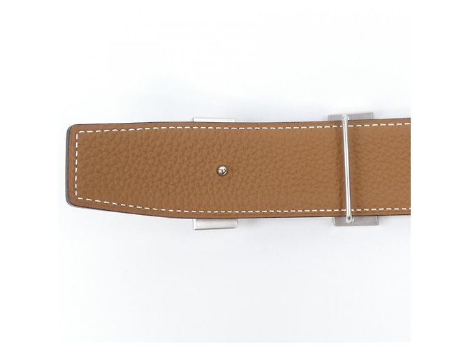Ceinture réversible Hermès Constance 38mm Marron Noir - vue 3