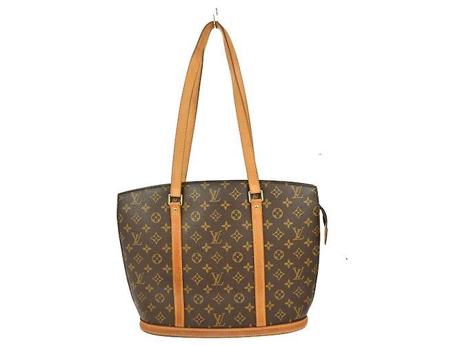 Borsa Babylone in Tela Monogram Louis Vuitton Marrone - vista 2