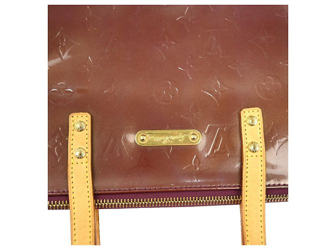Borsa Bellevue Monogram Vernis PM di Louis Vuitton Porpora - vista 5