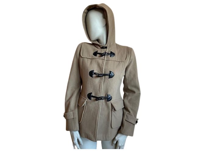 Autre Marque Abrigo duffle de lana y cachemira beige – LORENA Paris (T38) ✨ - vista 4
