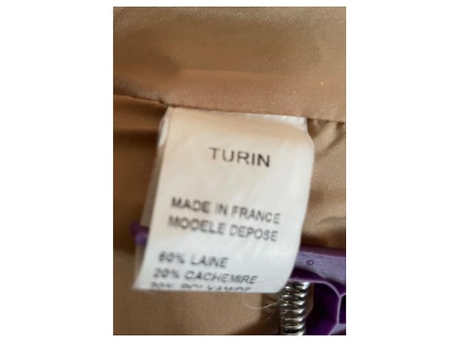 Autre Marque Abrigo duffle de lana y cachemira beige – LORENA Paris (T38) ✨ - vista 6