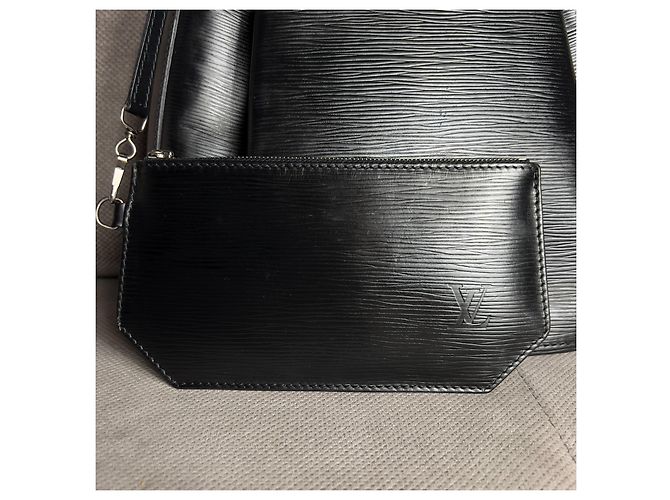 Louis Vuitton Sac d'épaule leather handbag Black - view 5