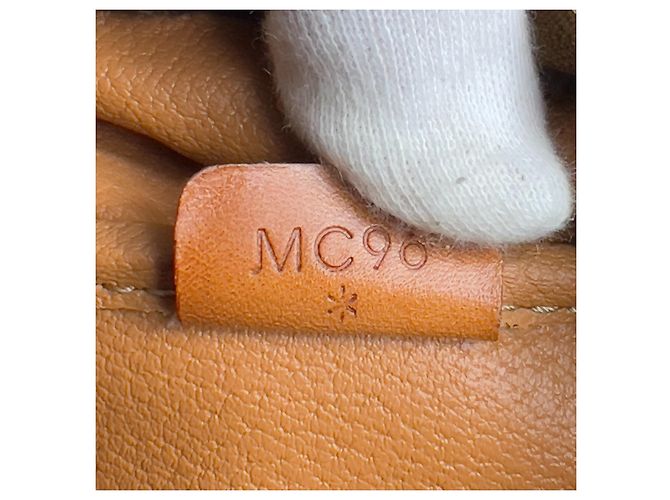 Vintage Celine Céline Macadam Mini Kamera Schultertasche Braun - Ansicht 11