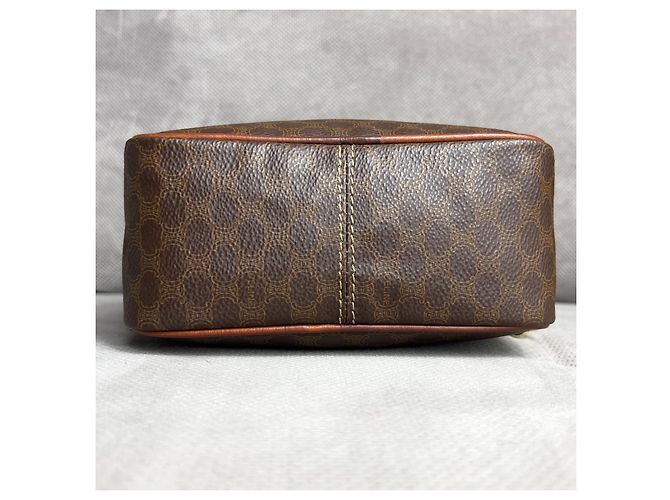 Vintage Celine Céline Macadam Mini Kamera Schultertasche Braun - Ansicht 5