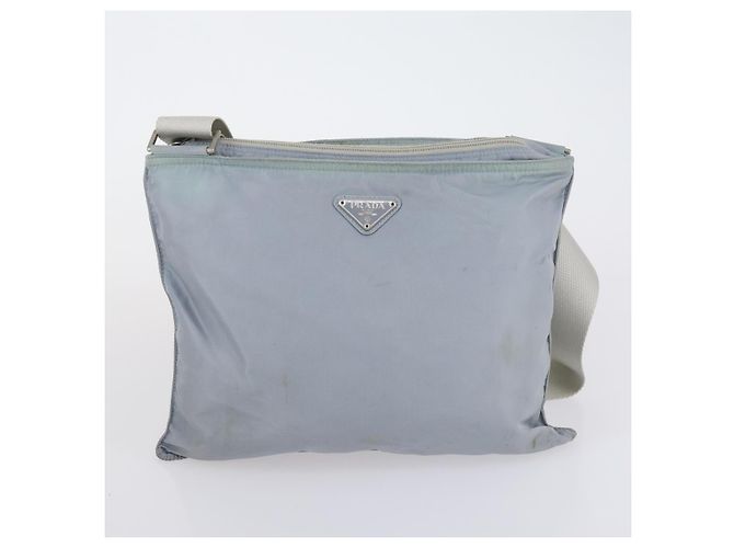 PRADA Handtasche Nylon 2 Set Grün Hellblau Auth am9845 - Ansicht 10