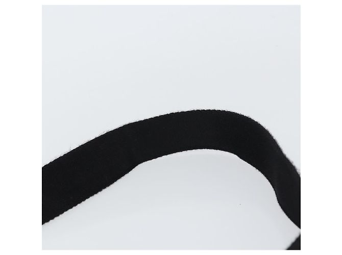 Bolsa de Ombro Salvatore Ferragamo em Couro Preto Prata Auth BA8970 - vista 14