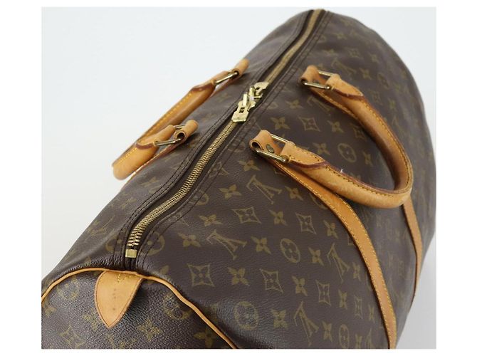 LOUIS VUITTON Borsa Boston Monogram Keepall 50 M41426 LV Auth 155160 Monogramma - vista 6