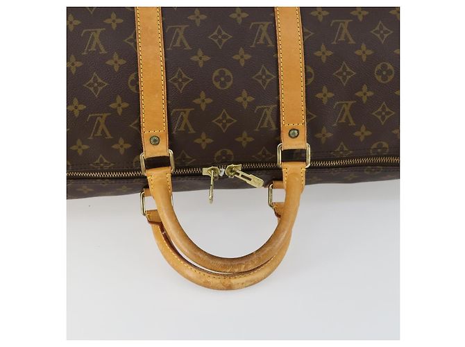 LOUIS VUITTON Borsa Boston Monogram Keepall 50 M41426 LV Auth 155160 Monogramma - vista 7
