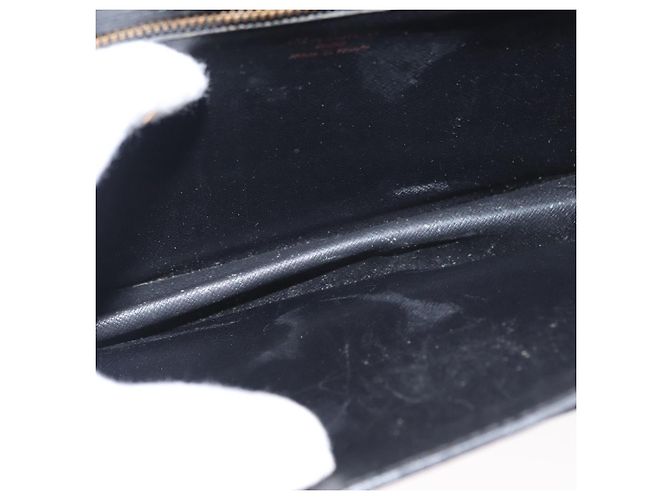 LOUIS VUITTON Epi Serie Dragonne Clutch Bag Nero M52612 LV Auth ep12225 - vista 10