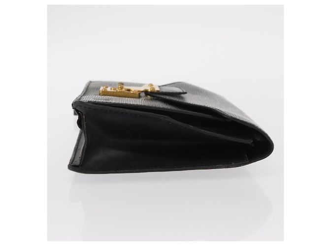 LOUIS VUITTON Epi Serie Dragonne Clutch Bag Nero M52612 LV Auth ep12225 - vista 3