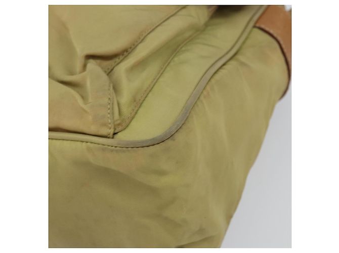 Borsa a Spalla PRADA Nylon Beige Argento Autentica 151654 - vista 15
