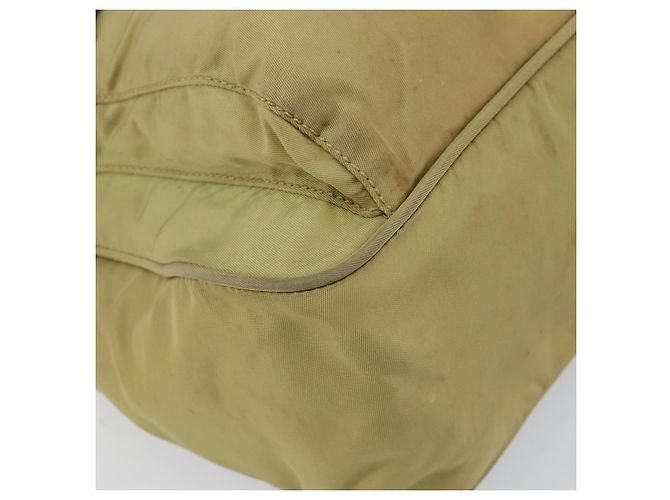 Borsa a Spalla PRADA Nylon Beige Argento Autentica 151654 - vista 16