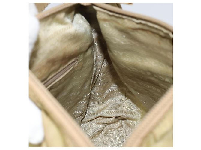 Borsa a Spalla PRADA Nylon Beige Argento Autentica 151654 - vista 24