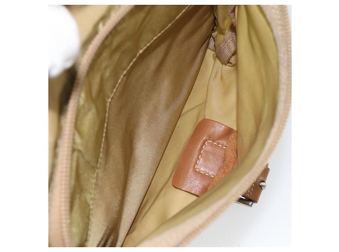 Borsa a Spalla PRADA Nylon Beige Argento Autentica 151654 - vista 28