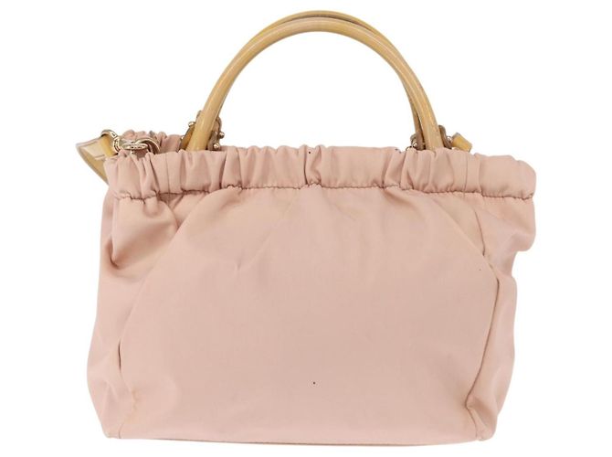 Borsa Vala in nylon Salvatore Ferragamo Rosa - vista 2